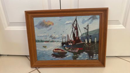 Boat picture 12x14