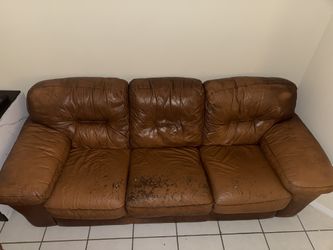 USED LEATHER COUCHES FOR SALE ($300 EACH)