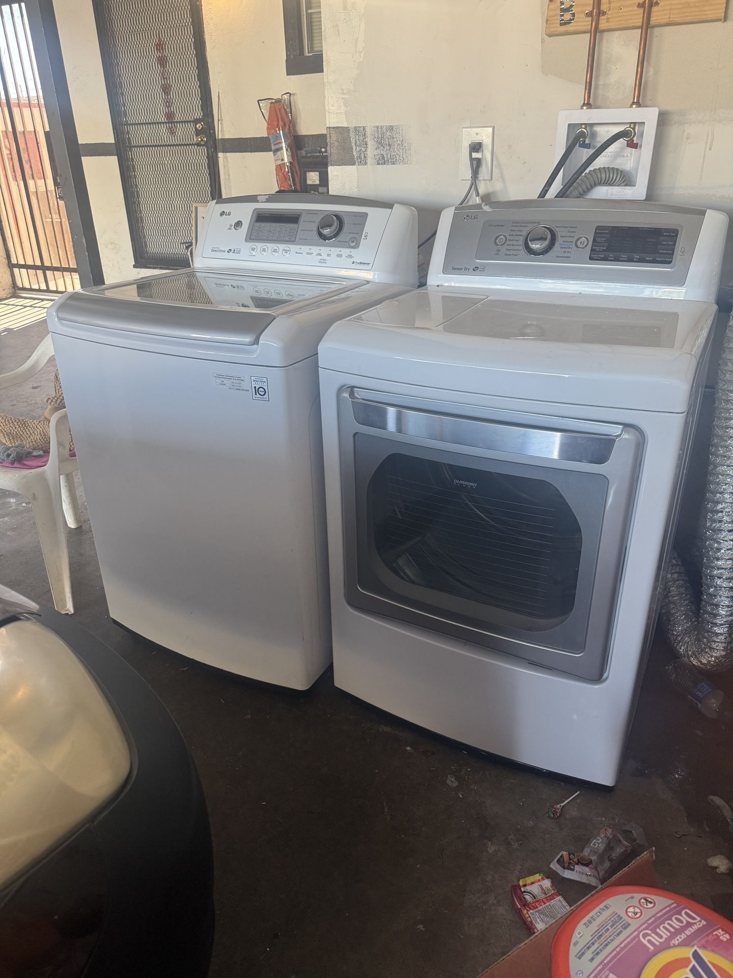 Washer And Dryer (gas ) Lg