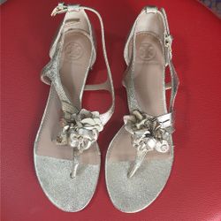 Leather Gold Sandals TORY BURCH