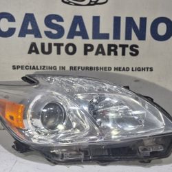 2010-2015 TOYOTA PRIUS HALOGEN HEADLIGHT RIGHT PASSENGER SIDE OEM 
