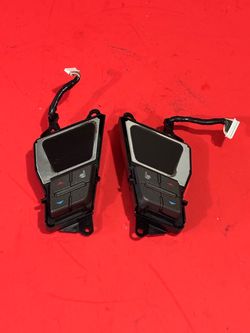2008-2013 CADILLAC CTS LEFT RIGHT HEATED SEAT AC A/C CLIMATE CONTROL SWITCH SET