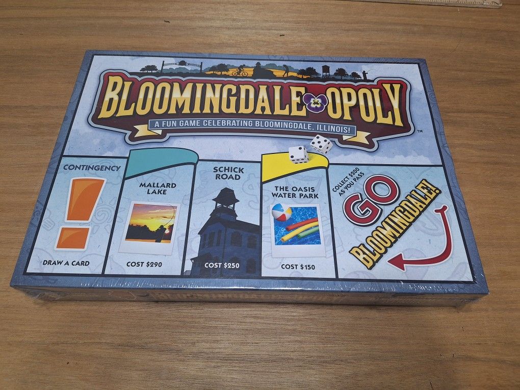 Brand New! BloomingDale Opoly Game ( Basically Monopoly) for Sale in