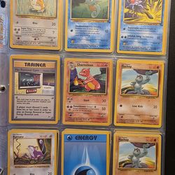 Vintage Pokémon Base Cards