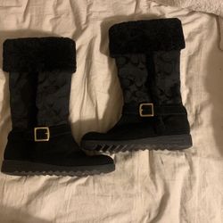 Black Coach Boots