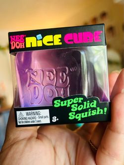 AUTHENTIC Needoh purple nice cube