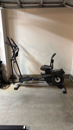 Pro-Form Hybrid Trainer - 2 in 1 Recumbent Exercise Bike and Elliptical Machine