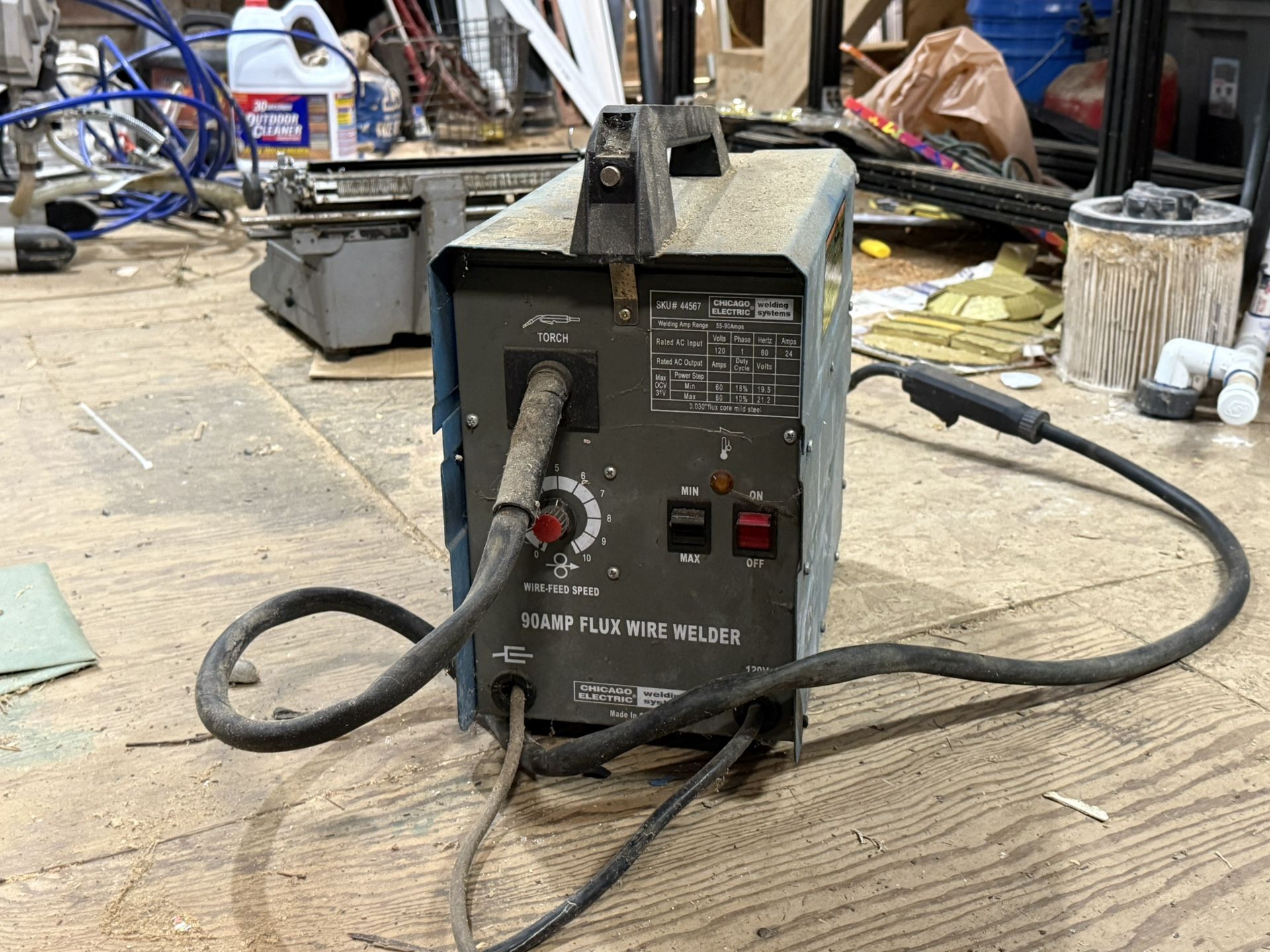 90 Amp Flux Wire Welder