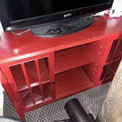 Red Tv Stand