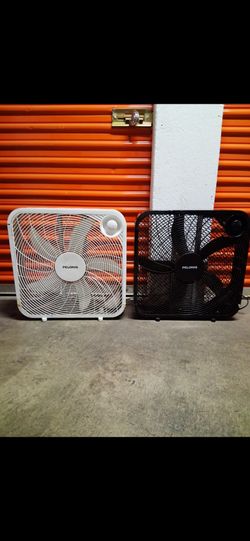 2 big fans both for $30 pickup 2-11:30 pm rainbow/charleston cash only read description