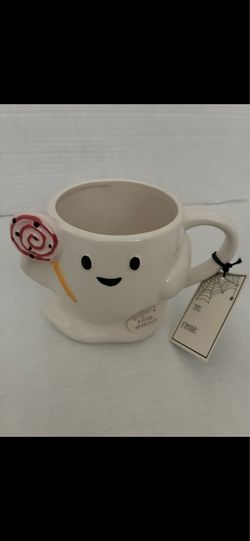 Lollipop & ghost Halloween mug