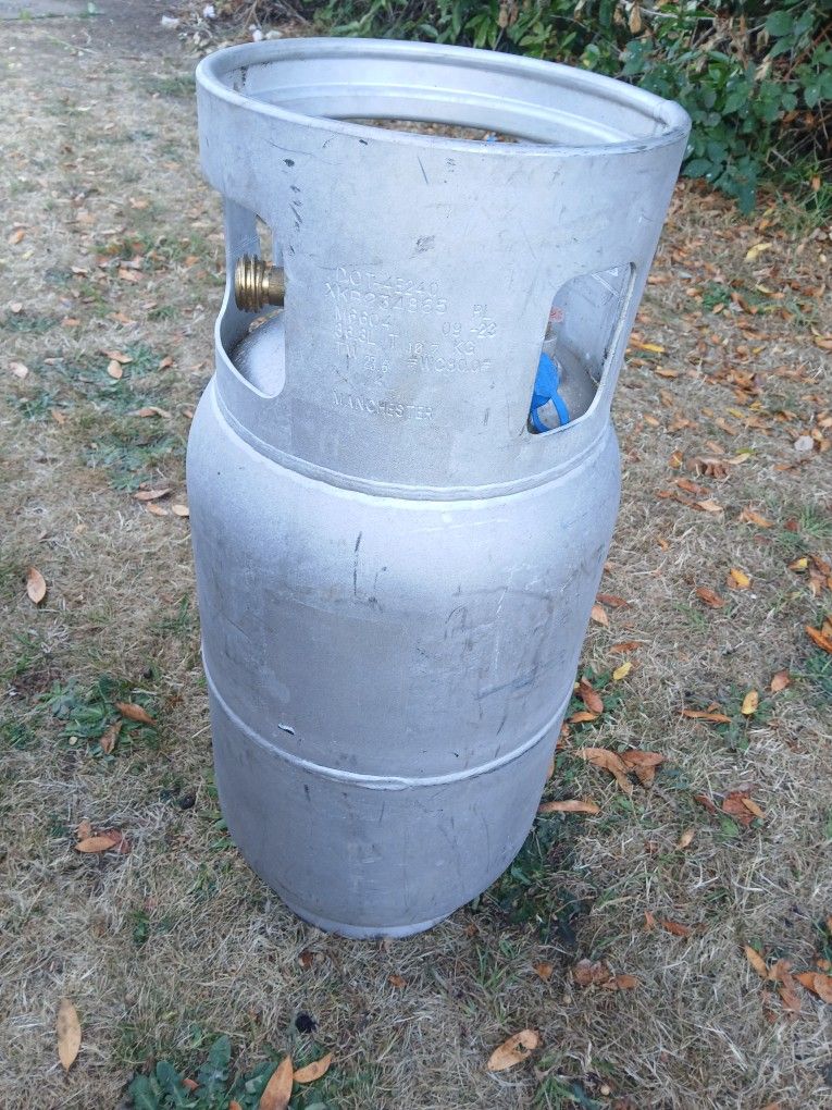 Aluminum Forklift Tank Full With Propane 