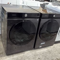 Frontload Gas Dryer And Washer Set Samsung 