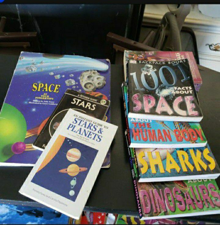 Assorted Books About SPACE,STARS, & PLANTETS