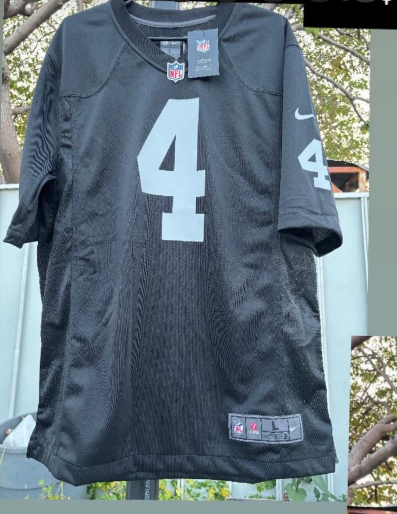 Dereck Carr Raider Jersey