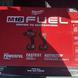 New Milwaukee M18 Fuel Drill Set