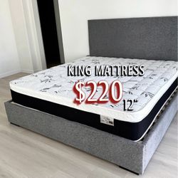 New King Mattress Only $220