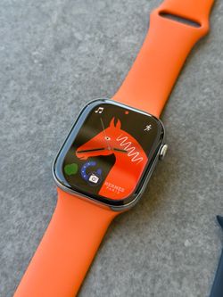 Apple Watch Hermes Series 10 46mm GPS+Cellular Silver Titanium
