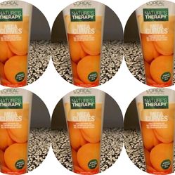 Set of SIX (6) New L'Oreal Nature's Therapy Mega Curves Curl Defining Gel 5 Fl Oz Each