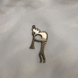 Silver Kokopelli Pendant