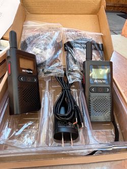 Two walkie-talkies FRS Two walkie-talkies FRS