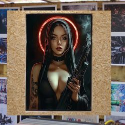 Framed poster ready to hang 