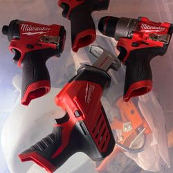 Milwaukee Fuel Tool Set , 4 Tools  Tools, Only , New 