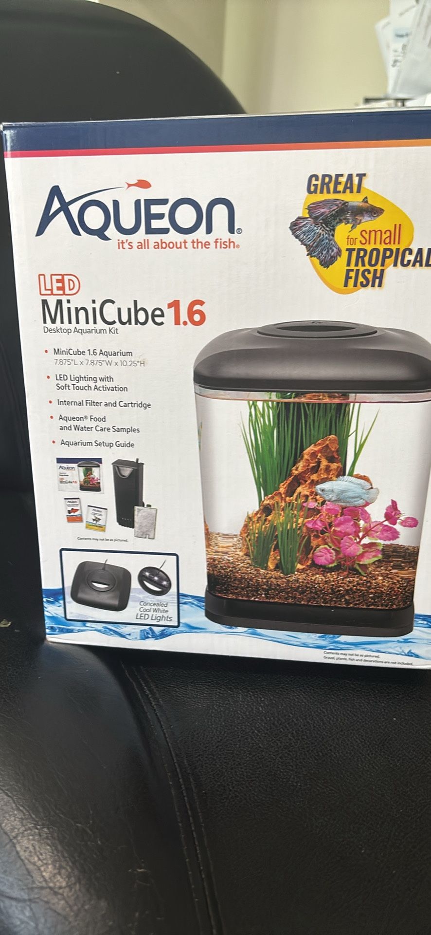 Aqueon LED MiniCube 1.6 Desktop Aquarium