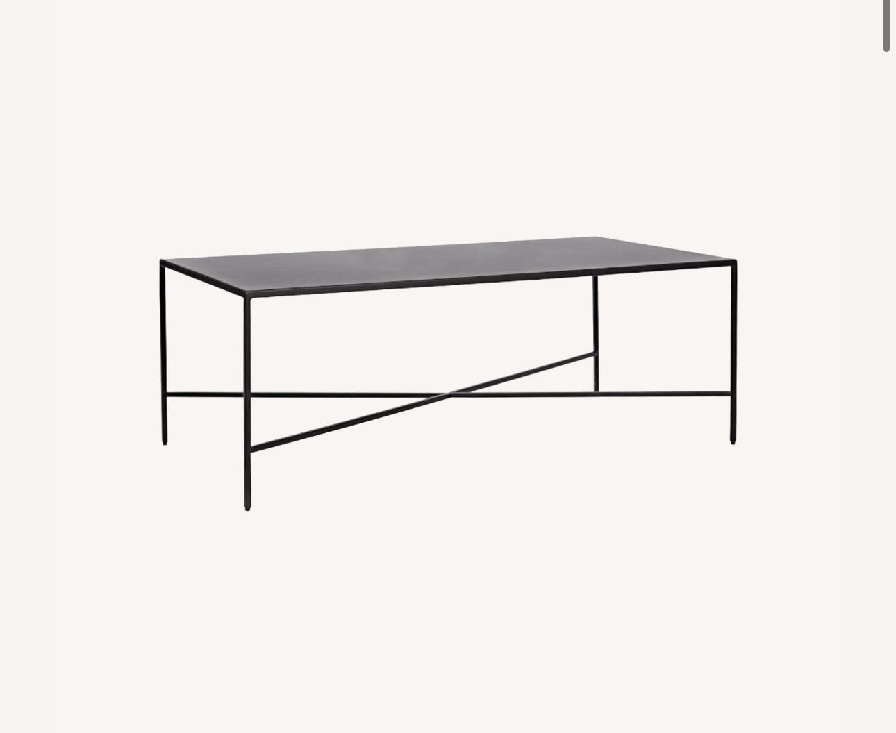 Rejuvenation Burton Metal Coffee Table