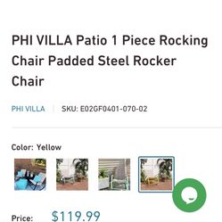 Yellow Rocking Chairs