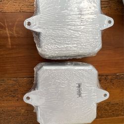 2 Cantex (contact info removed) Gray 4” X 4” X 2” Surface Mount Screwed Cover PVC Junction Box