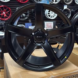 Srt Hellcat 5 Spokes Back Instock 5x127 22x10 Gloss And Satin Black Payment Plan Options Available 