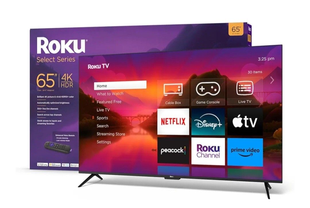 Roku 65" Class Select Series 4K Smart RokuTV
