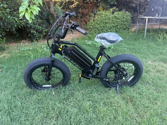 Fat tired bmx ebike same as juiced rip racer