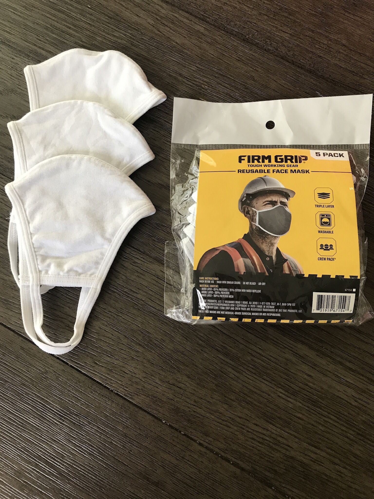 Face Masks - Package Of six Is Sold