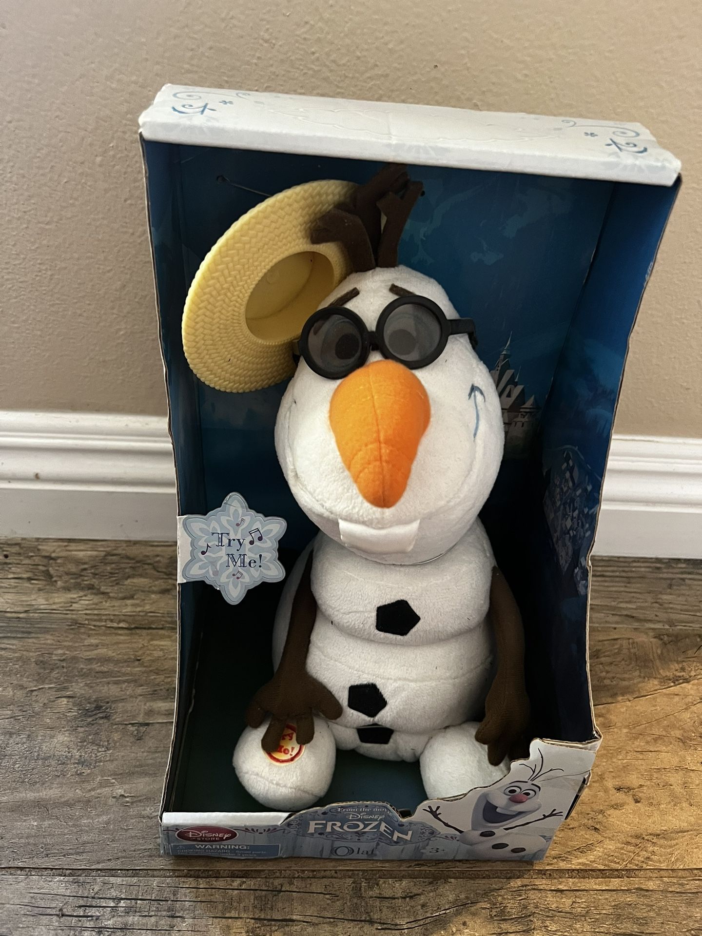 New Olaf Sing Talk Animated Plush Toy