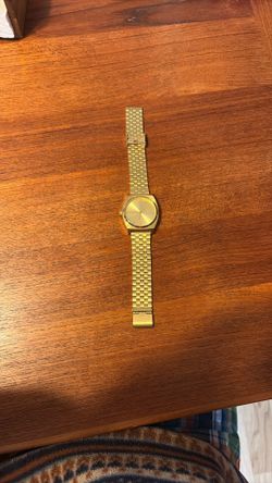 Gold Plated Stainless Steel Watch 
