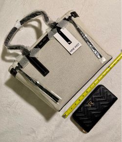 Nine West Hendricks Satchel Tote plus Wallet, NEW