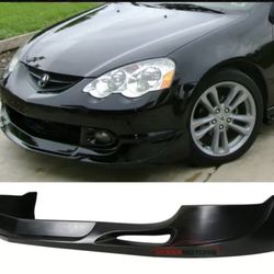 Fits 02-04 Acura RSX DC5 PU Sport Style Unpainted Black Front Bumper Lip Spoiler