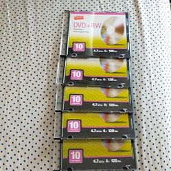 FREE NEW DVD-RW (5) discs with purchase