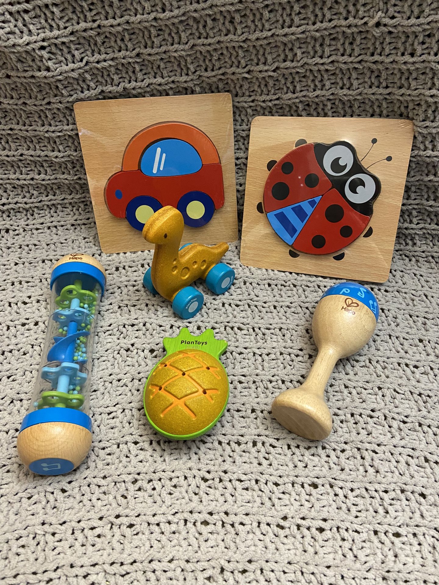 Wooden Toys Baby Set