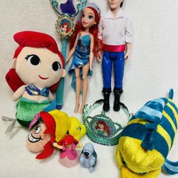 Disney Princess The Little Mermaid Dress Up Lot Little Mermaid Toys