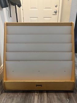 Kids Wooden Book Shelf