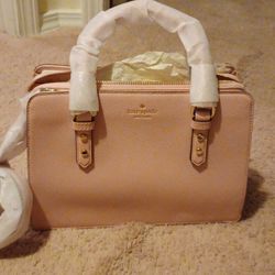 Kate Spade WKRU4002-001 Leather 3 Pockets - Pink

