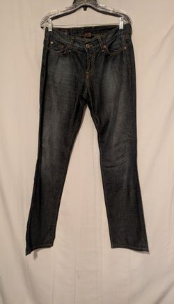 Lucky Brand Woman's Blue Jeans Made In America 6/28 Classic Rider Jeans