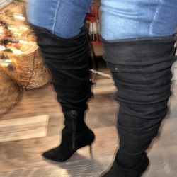 ALDO over the knee boots suede Size 6