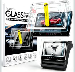 16“ Screen Protector for 2026 Tesla Model Y Juniper, Matte Tempered Glass
16“+8” Front and Rear Screen Set