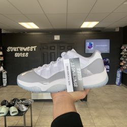 Jordan 11 Low Cement Grey Size 11.5 Available In Store!