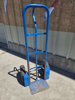 Blue Steel Hand Truck