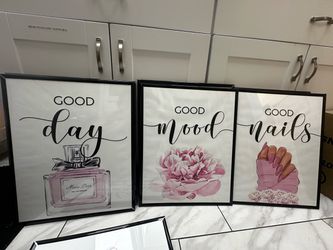 Framed Nails/Beauty Wall Art Prints